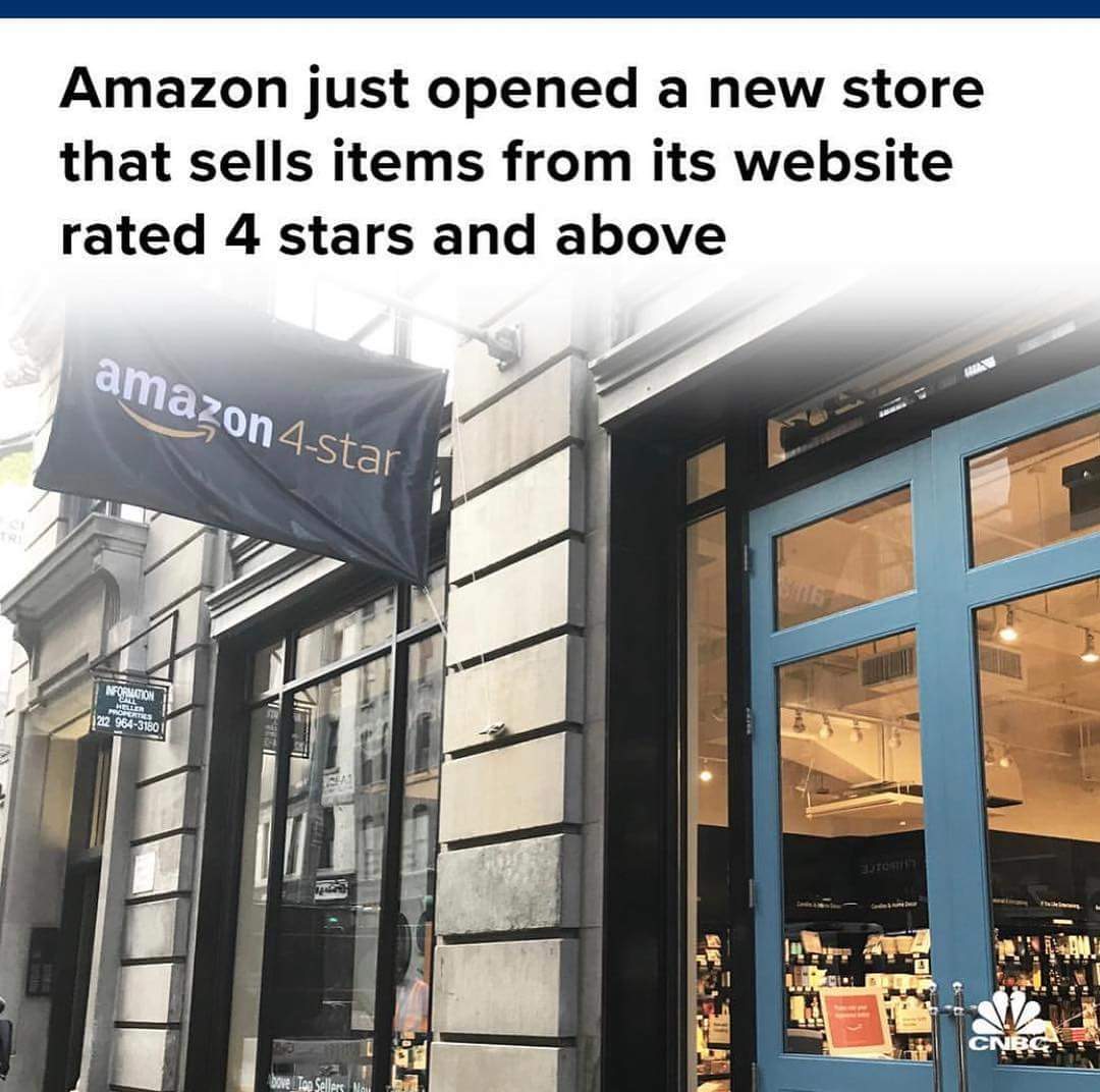 Amazon just opened a new store that sells items rated 4 stars and above from its website. Here's what it looks like inside