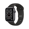 Apple Watch Series 6 (GPS, 44mm) - Space Gray - Aluminum Case with Black - Sport Band