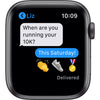New Apple Watch SE (GPS, 44mm) - Space Gray Aluminum Case with Black Sport Band