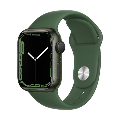 Apple Watch Series 7 - 41mm (GPS) Green Aluminum Case with Green Sport Band