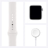 New Apple Watch SE (GPS + Cellular, 40mm) - Silver Aluminium Case with White Sport Band