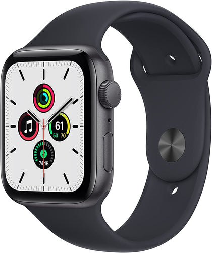 New Apple Watch SE (GPS, 40mm) - Space Gray Aluminium Case with Midnight Sport Band