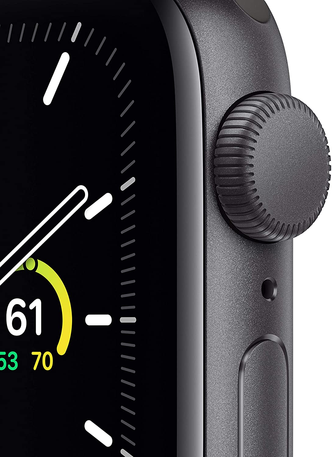 New Apple Watch SE (GPS, 40mm) - Space Gray Aluminum Case with Black Sport Band