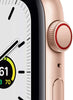 New Apple Watch SE (GPS + Cellular, 44mm) - Gold Aluminum Case with Pink Sand Sport Band