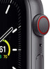 New Apple Watch SE (GPS + Cellular, 44mm) - Space Gray Aluminum Case with Charcoal Sport Loop