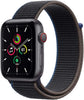 New Apple Watch SE (GPS + Cellular, 44mm) - Space Gray Aluminum Case with Charcoal Sport Loop