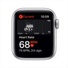 New Apple Watch SE (GPS + Cellular, 40mm) - Silver Aluminium Case with White Sport Band