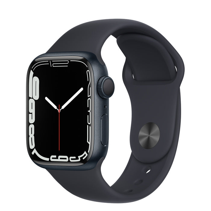 Apple Watch Series 7 - 45mm (GPS + Cellular) Midnight Aluminum Case with Sport Band