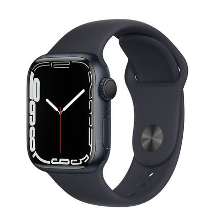 Apple Watch Series 7 - 41mm (GPS + Cellular) Midnight Aluminum Case with Sport Band
