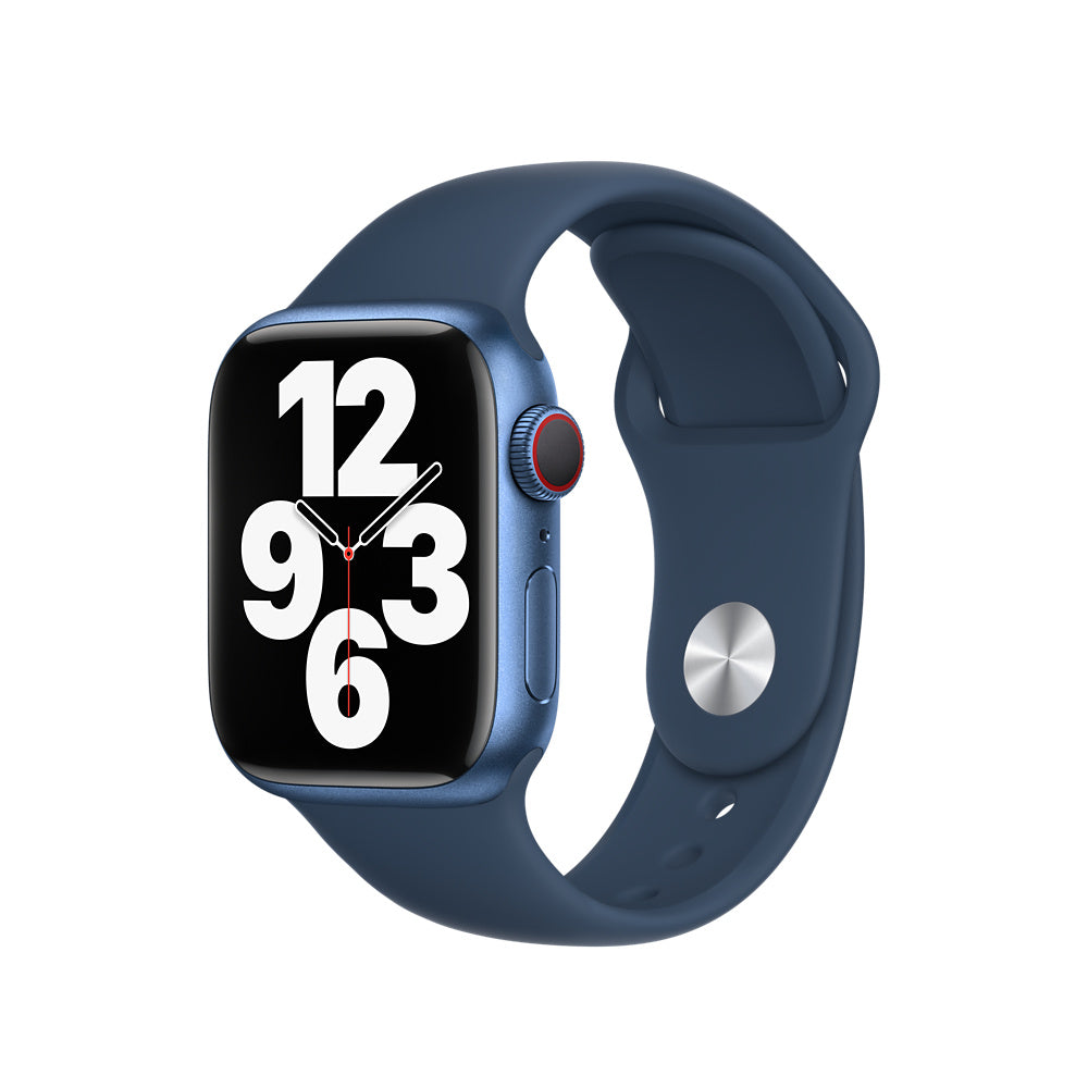 Apple Watch Series 7 - 41mm (GPS) Blue Aluminum Case with Abyss Blue Band