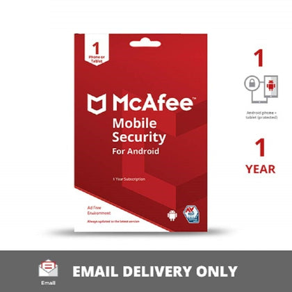 McAfee Mobile Security (For Android) - 1 Device, 1 Year