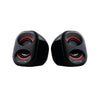 Desktop Speakers Brazza USB 2.0 -Black/Red