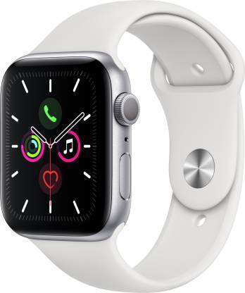 Apple Watch Series 5 GPS + Cellular, (40mm) Silver Aluminum Case with White Sport Band