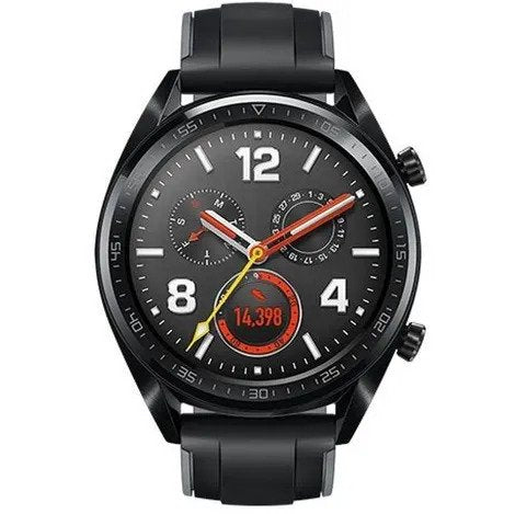 Watch GT black stainless steel/graphite black silicone