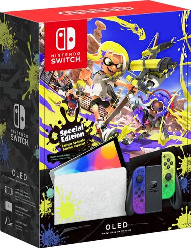 Nintendo Switch OLED Model - Splatoon Edition – Let's Talk Deals!